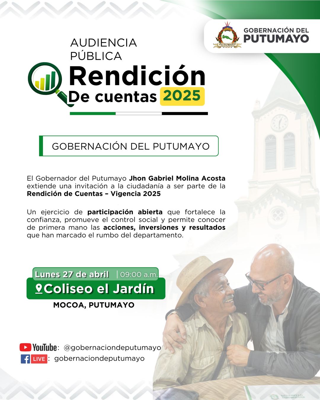 Invitación Rendición de cuentas.